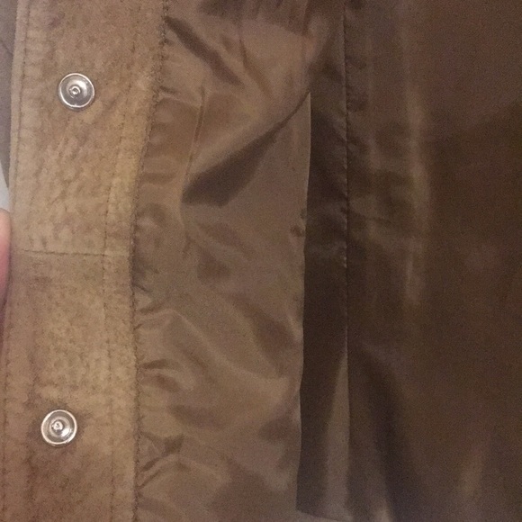 Brown Suede Jacket (size M) Like New! - Picture 8 of 11